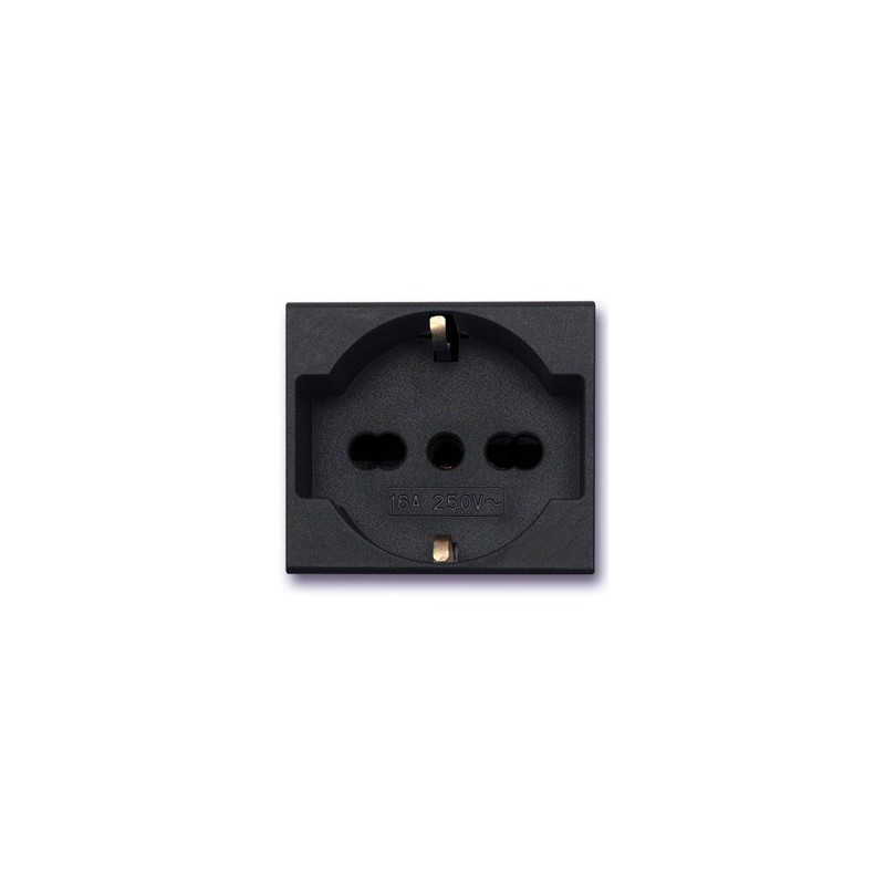 Presa schuko bipasso 2 moduli