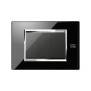 Placca Expì vetro Nero Lava  3 Moduli Simon Urmet 13003.NR