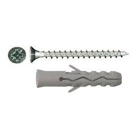 Tassello d.6 con vite Confezione 100PZ