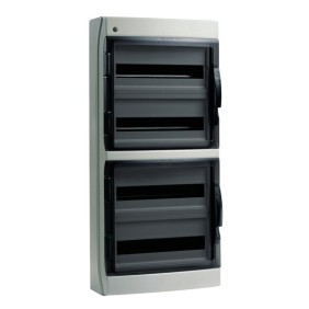 Centralino da parete 72 moduli Din (4x18) Bocchiotti in resina IP65 06528