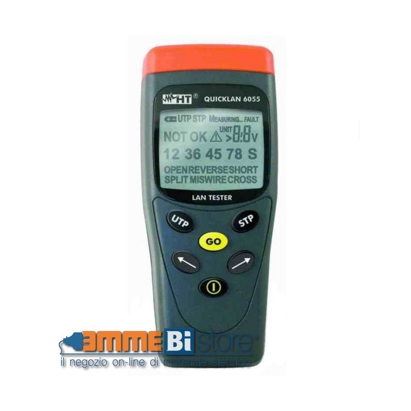Strumento per verifiche su cablaggio cavi di reti LAN QUICKLAN6055
