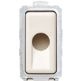 tasto copriforo con uscita semplice - diametro foro 9,5 mm
