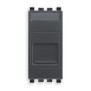 Presa RJ45 Netsafe Cat6 UTP grigio Vimar Eikon 20337.6