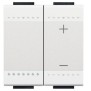 Variatore A Pulsante Universale 2 Posti Serie Civili Bticino LivingLight N4411N