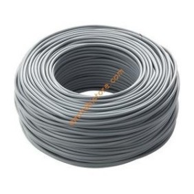 Cavo unipolare antifiamma 4 mmq Grigio Matassa 100 Mt