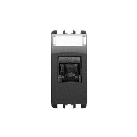 Presa dati RJ45 Antracite Serie Civili Nea Simon Urmet 10445EAC