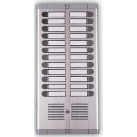 Pulsantiera 24 pulsanti 2 file Incasso e per posto esterno Urmet 925/224