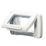 Placca Stagna Autoportante 4 posti - Bianco Nuvola Serie Civili Gewiss System GW22461