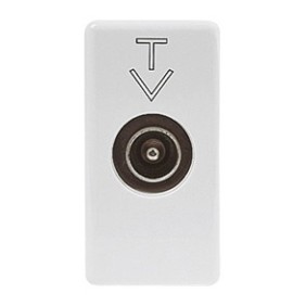 Presa TV/Sat Coassiale diretta - Connettore Iec Maschio 9.5mm - Classe A GW20381