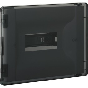 Centralino da incasso Bticino F315P8 con portello fumè per 8 moduli DIN da completare con scatola F315SC8 o F315S8