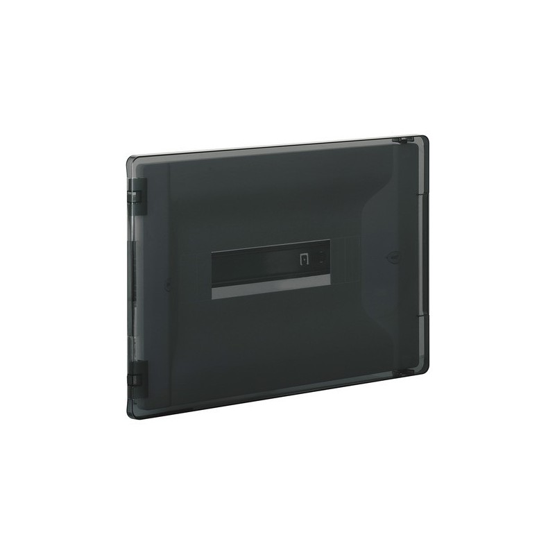 Centralino da incasso Bticino F315P12 con portello fumè per 12 moduli DIN da completare con scatola F315SC12 o F315S12