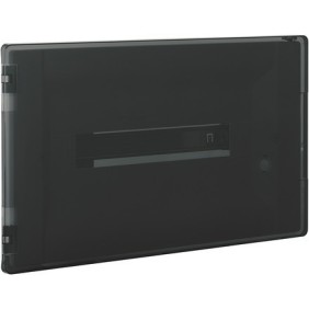 Centralino da incasso Bticino  con portello fumè per 18 moduli DIN da completare con scatola F315SC18 o F315S18