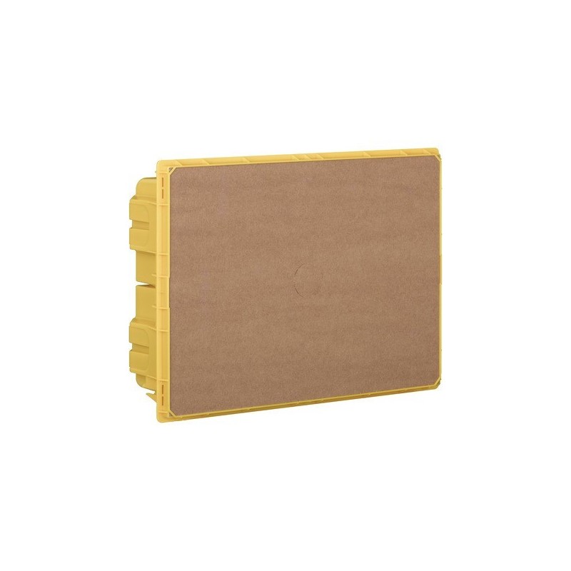 Scatola da incasso gialla per centralini da incasso LINEA SPACE 12 moduli DIN F315S12