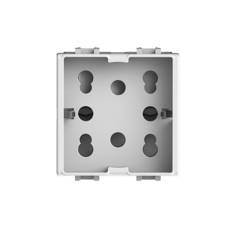Presa Bipasso e Schuko Side Bianca per Bticino Matix 4Box 4B.AM.H21