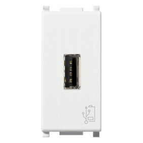Presa di alimentazione 1 modulo USB 5V 1,5A Vimar Plana 14292