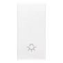Tasto 1M simbolo luce bianco Vimar Eikon