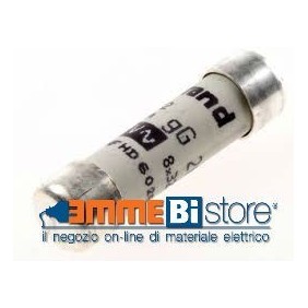 Fusibile in ceramica cilindrico  misura 8,5x31,5 mm 16 A