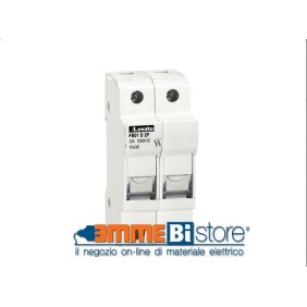 Portafusibile bipolare per fotovoltaico Per fusibili 10x38 2 Moduli din