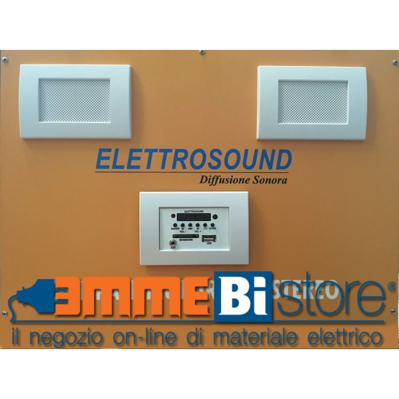 Diffusione sonora Kit impianto base completa di centrale e altoparlanti 