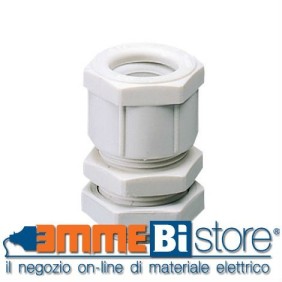 Pressacavo in Nylon passo Pg 42 Grigio Ral IP66