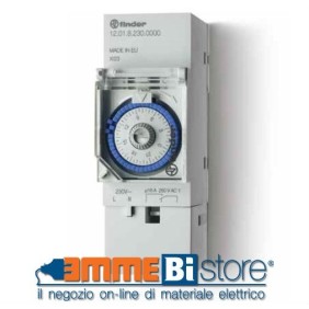 Orologio meccanico giornaliero 1 scambio 2 Moduli Finder 120182300000