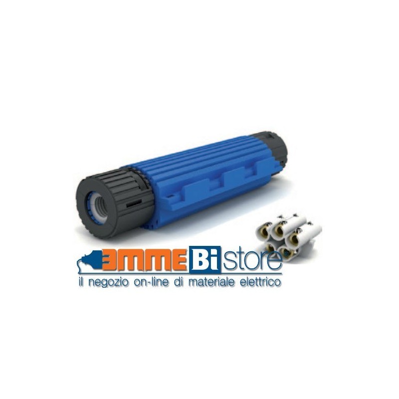 Giunto in Gel lunghezza 235 mm completo di morsetto per giunzioni in linea Shark6802A