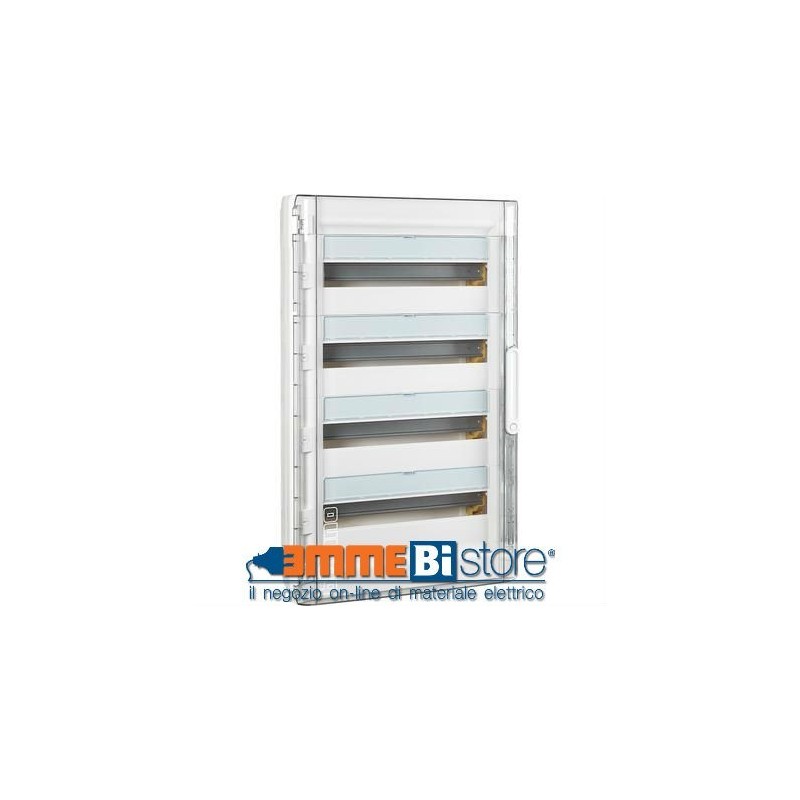 Centralino da parete porta trasparente IP40 72 Moduli Bticino F305PT72