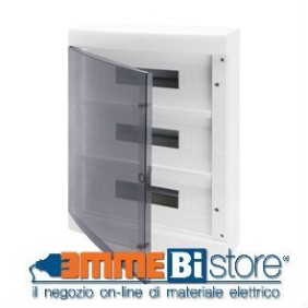 Centralino da parete porta trasparente IP40 54 Moduli Gewiss GW40051