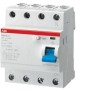 Interruttore Differenziale Puro 4 Poli Tipo AC 25A 30mA ABB F427812