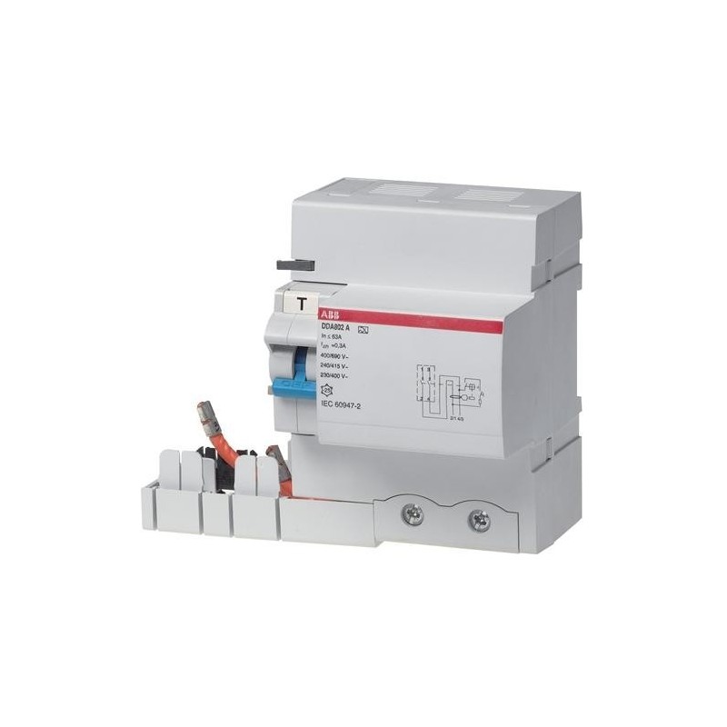 Blocco Differenziale 4 Poli Tipo AC-100/0,03 ABB B299493