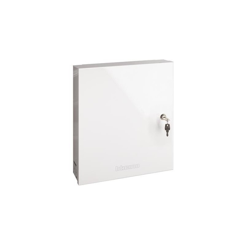 Contenitore metallico con chiave per centrali e Moduli di espansione Bticino 4211