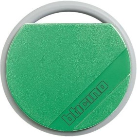 Chiave transponder Verde per Antifurto filare-radio Bticino 348202