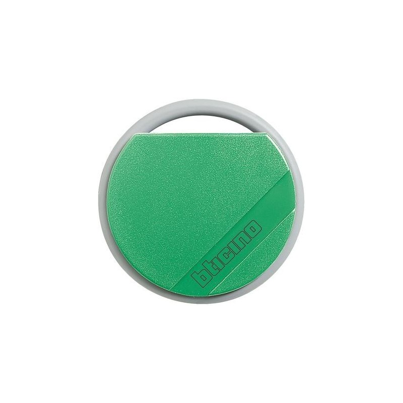 Chiave transponder Verde per Antifurto filare-radio Bticino 348202