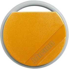 Chiave transponder Arancio per Antifurto filare-radio Bticino 348204