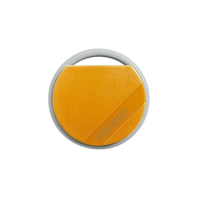 Chiave transponder Arancio per Antifurto filare-radio Bticino 348204