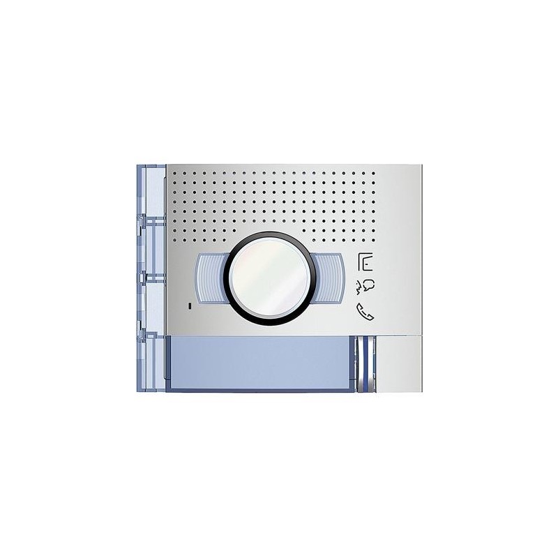 Frontale audio video 1 Pulsante in metallo per Sfera New Bticino 351211