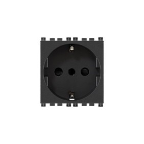 Presa Vimar Arkè 2P+T 16A standard tedesco grigio 19209