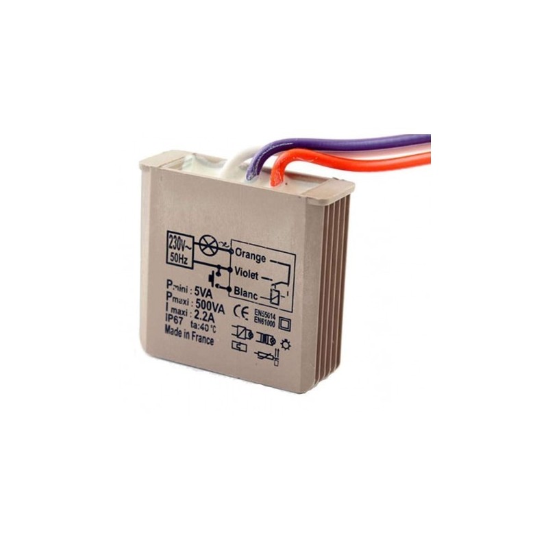 Timer Luce cala senza neutro 500W MTM500E Yokis 5454051