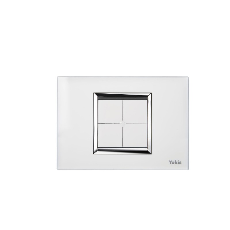 Telecomando via radio  appoggio parete 4 pulsanti TLM4T503 Yokis 5454602