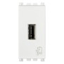 Caricatore USB 1 posto per Vimar Arke' colore bianco 5V 1,5A