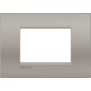 Placca Living Light Air BTicino 3 POSTI Sabbia LNC4803SB