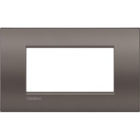 Placca 4 posti quadra argilla LivingLight Air LNC4804CY