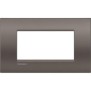 Placca 4 posti quadra argilla LivingLight Air LNC4804CY