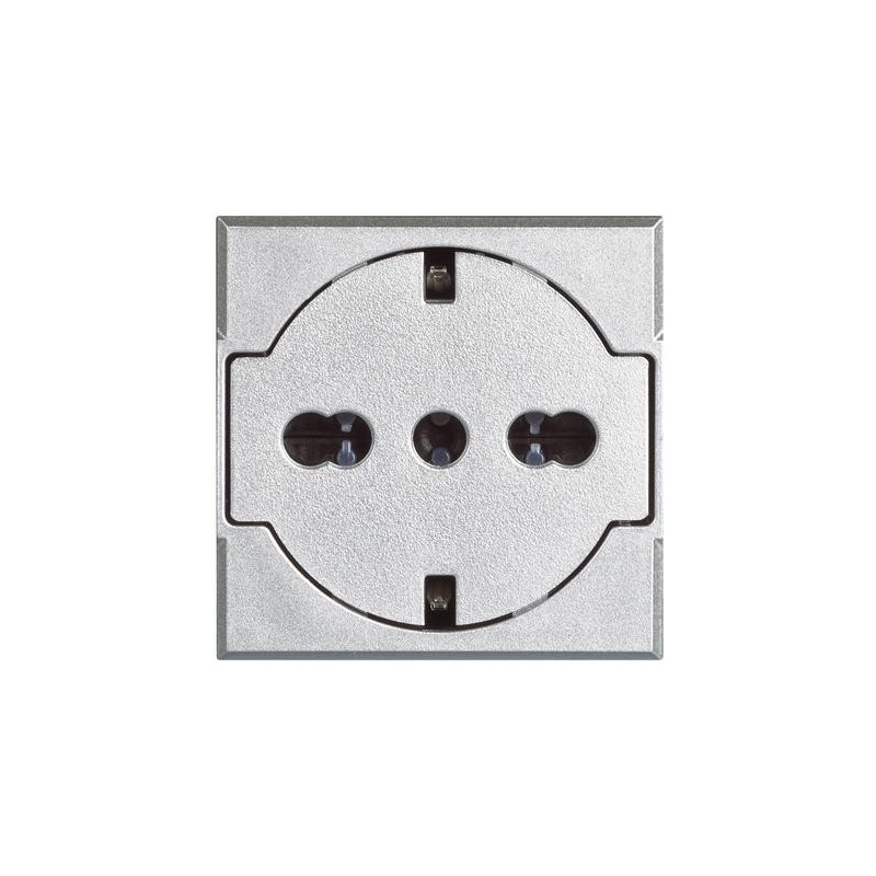 Presa 2P+T 16A 250 Vac Axolute Chiara Std Ted/Ita Flat Tech HC4140/16F