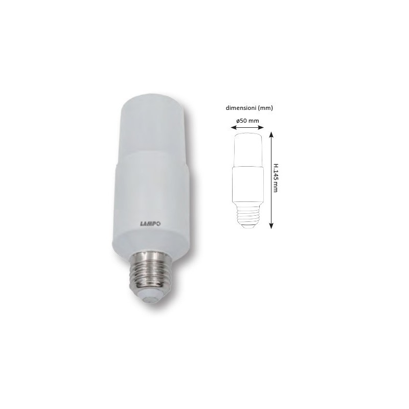 Lampada a Led dimensioni ridotte 12W Bianco neutro Lampo CO15WBN