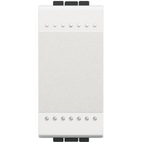 Interruttore Unipolare Bianco Basculante 1 Posto Bticino LivingLight N4001N