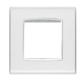 Placca Vimar Eikon Classic 2 Moduli Reflex ghiaccio 20642.B41