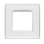 Placca Vimar Eikon Classic 2 Moduli Reflex ghiaccio 20642.B41