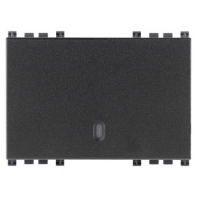 Tasto intercambiabile 3 moduli illuminabile grigio Vimar 19023