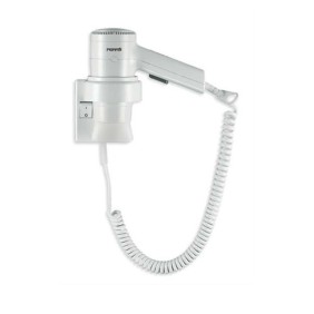 Asciugacapelli a parete 1200W pulsante acceso spento Perry 1DCACPH13